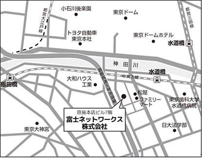 富士ネットワークス株式会社地図